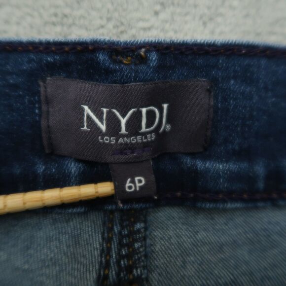 Not Your Daughters Jeans NYDJ Womens Size 6P Mid-Rise Wide Cuff Capri 21" Inseam - Picture 10 of 16